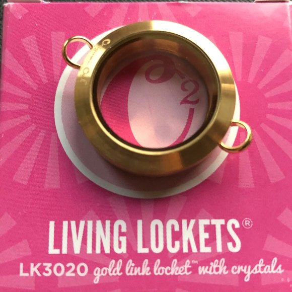 Gold Link Locket 4 Over The Heart Chain & Bracelet - Picture 3 of 9